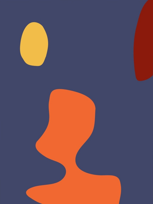 Farbige Abstraktion der digitalisierten Makroaufnahme einer Rinden-Form Platane