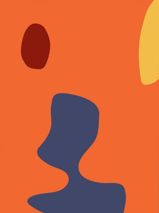 Farbige Abstraktion der digitalisierten Makroaufnahme einer Rinden-Form Platane